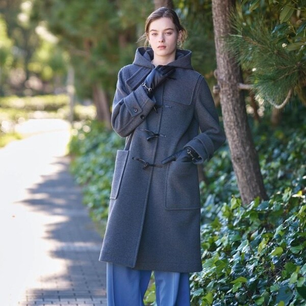ドレステリア（DRESSTERIOR）/Superfineリサイクルメルトンダッフルコート_5
