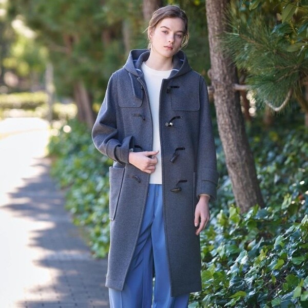 ドレステリア（DRESSTERIOR）/Superfineリサイクルメルトンダッフルコート_6