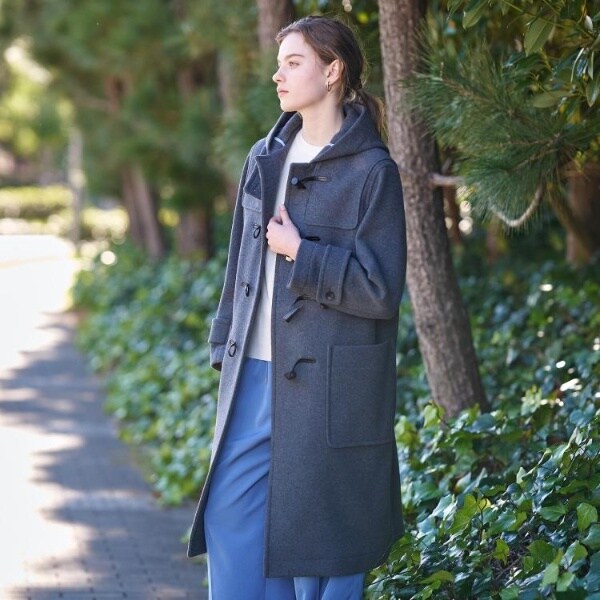 ドレステリア（DRESSTERIOR）/Superfineリサイクルメルトンダッフルコート_8