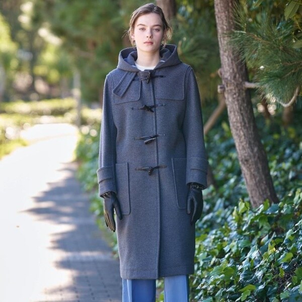 ドレステリア（DRESSTERIOR）/Superfineリサイクルメルトンダッフルコート_9