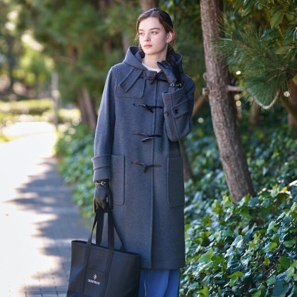 ドレステリア（DRESSTERIOR）/Superfineリサイクルメルトンダッフルコート_10