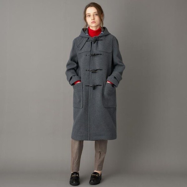 ドレステリア（DRESSTERIOR）/Superfineリサイクルメルトンダッフルコート_17
