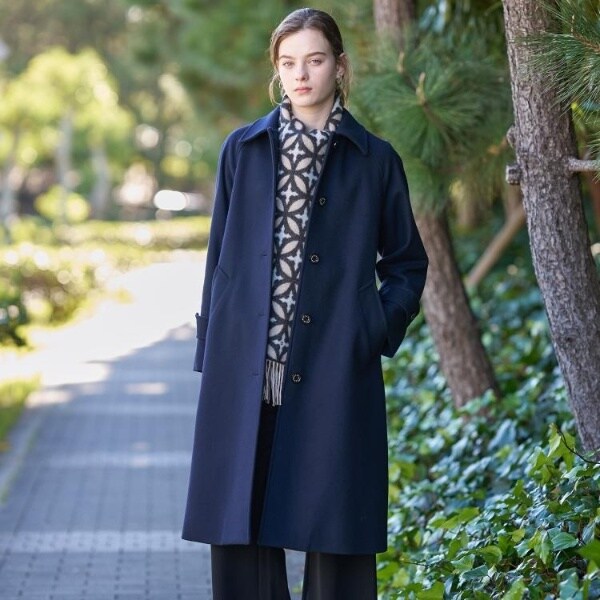 ドレステリア（DRESSTERIOR）/Super110sウールステンカラーコート