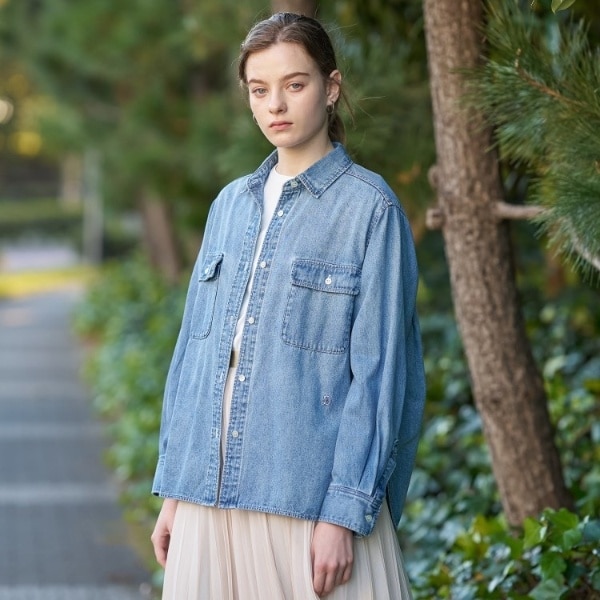 ドレステリア（DRESSTERIOR）/ライトオンスデニムシャツ