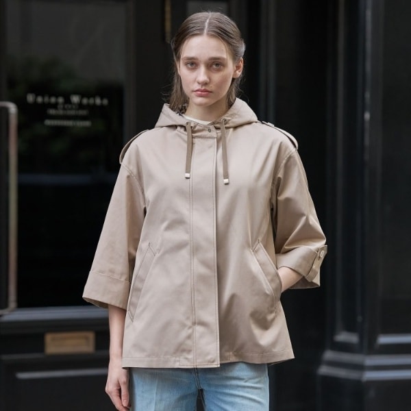 ドレステリア（DRESSTERIOR）/【ウォッシャブル撥水素材】Ａライン ショートモッズコート