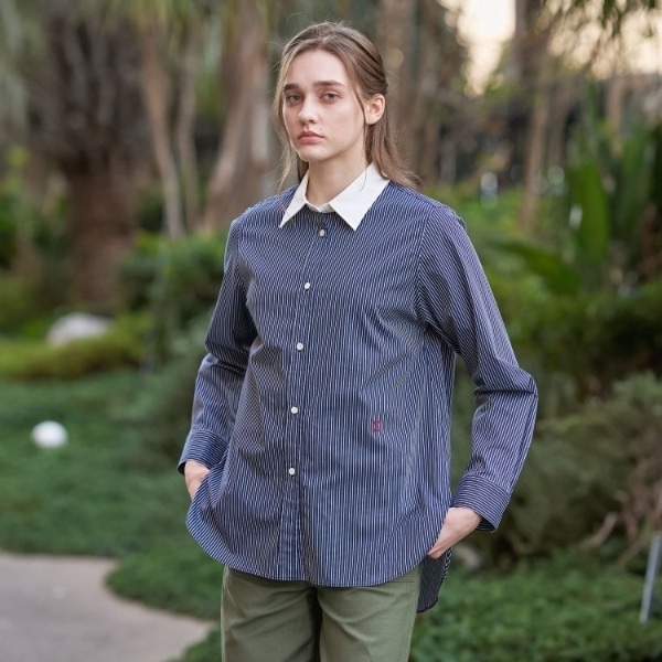 ドレステリア（DRESSTERIOR）/【通勤着映えウォッシャブル】オーバーシルエット クレリックシャツ