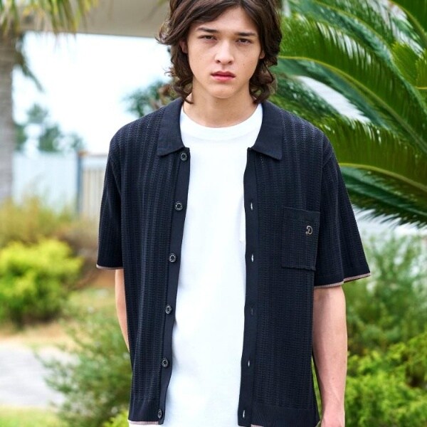 ドレステリア（DRESSTERIOR）/【Safari5月号掲載】ウォッシャブル キューバニットシャツ