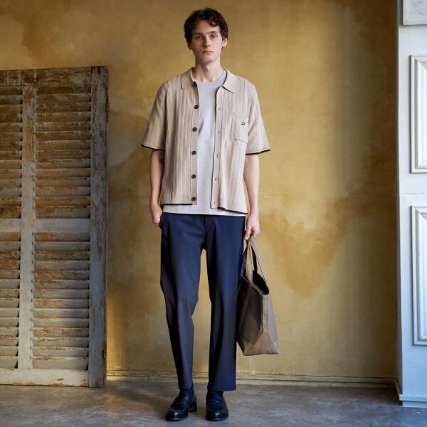 ドレステリア（DRESSTERIOR）/【Safari5月号掲載】ウォッシャブル キューバニットシャツ