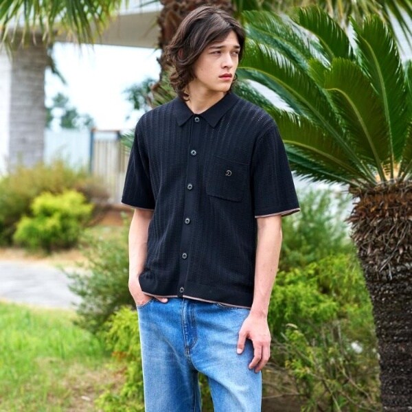 ドレステリア（DRESSTERIOR）/【Safari5月号掲載】ウォッシャブル キューバニットシャツ