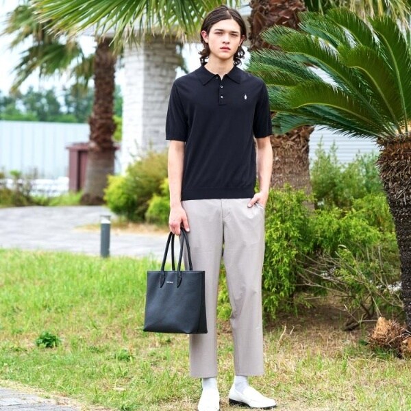 ドレステリア（DRESSTERIOR）/【ウォッシャブル】コットンシルク混 ニットポロシャツ