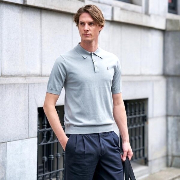 ドレステリア（DRESSTERIOR）/【ウォッシャブル】コットンシルク混 ニットポロシャツ