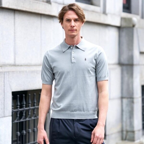 ドレステリア（DRESSTERIOR）/【ウォッシャブル】コットンシルク混 ニットポロシャツ