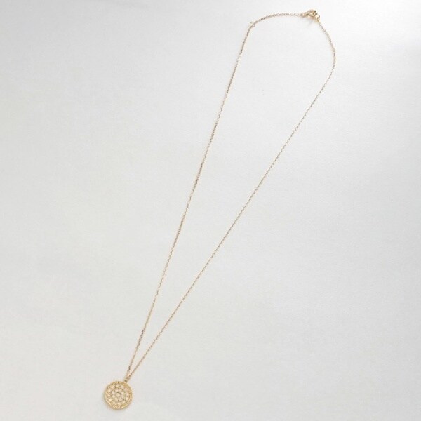 ココシュニック（COCOSHNIK）/K18ダイヤモンド ミルパヴェネックレス大の通販は