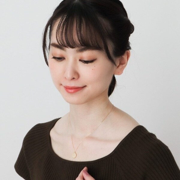 ココシュニック（COCOSHNIK）/K18ダイヤモンド ミルパヴェネックレス大の通販は