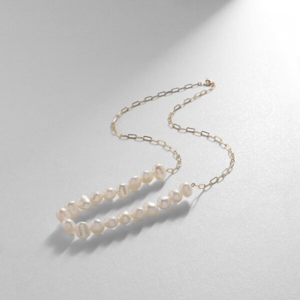 K18フラットインフィニティーチェーン ネックレス（ネックレス