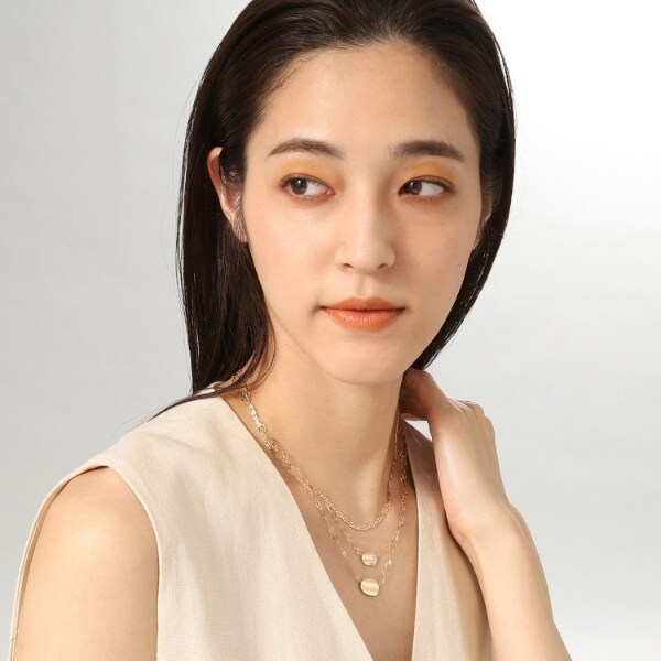 お値下げ新品未使用ココシュニックオクタゴンシェイプネックレス ココシュニック（COCOSHNIK）/K10ウェーブプレートオクタゴンシェイプ