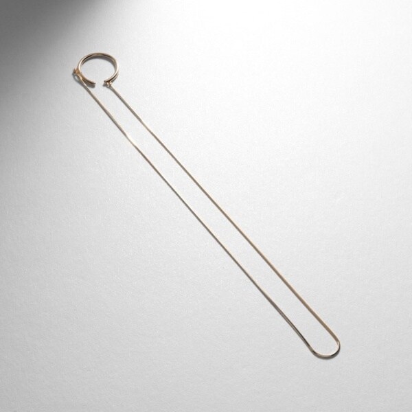 ココシュニック（COCOSHNIK）/K10コンパクトロングドレープ イヤーカフ 37,400円