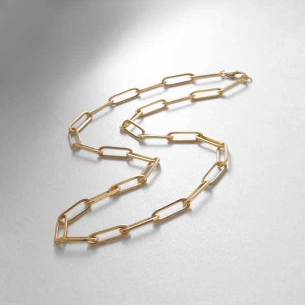 ココシュニック（COCOSHNIK）/K18中空プリムケーブルチェーン3XL ネックレスの通販は