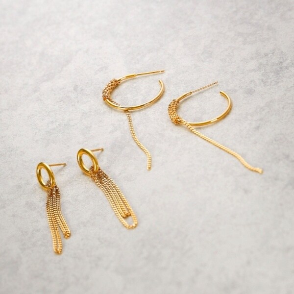 COCOSHNIK / ココシュニック ラップチェーン バングル（YG×WG