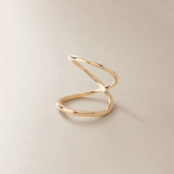 ココシュニック（COCOSHNIK）/K10デュアルファランジ リングの通販は