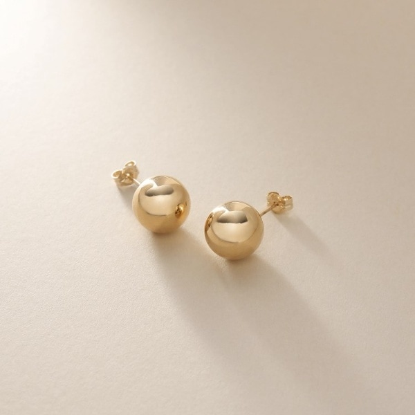 ココシュニック（COCOSHNIK）/K10中空ボール スタッドピアスLの通販は