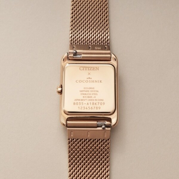 ココシュニック（COCOSHNIK）/RG シチズンL別注モデル スクエア チェンジャブルウォッチ（ホワイト）_4