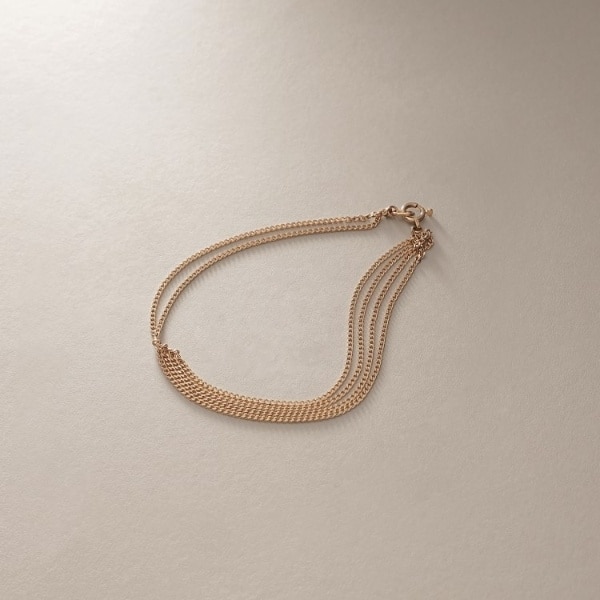 ココシュニック（COCOSHNIK）/K10キヘイアシンメトリードレープ ブレスレット