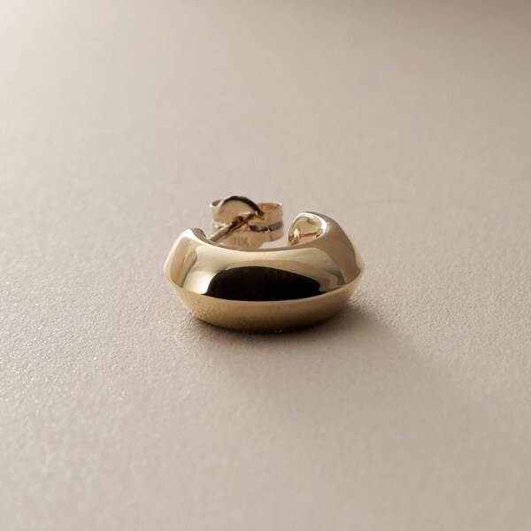 ココシュニック（COCOSHNIK）/K10中空しのぎ フープピアスの通販は