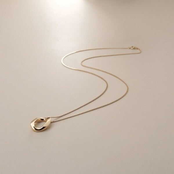 COCOSHNIK リングネックレス ココシュニック 10k ネックレス 【公式通販】