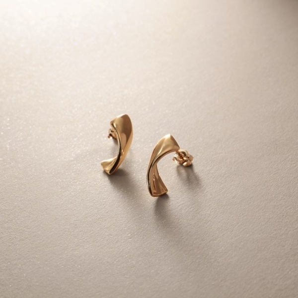 ココシュニック（COCOSHNIK）/K10甲丸ツイスト スタッドピアス