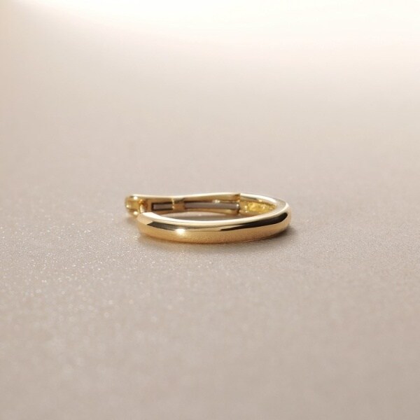 ココシュニック（COCOSHNIK）/K18甲丸 ワンタッチピアス