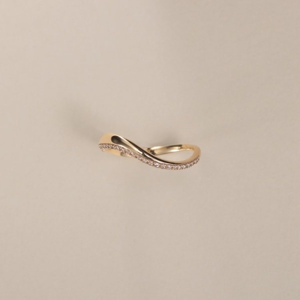 COCOSHNIK / ココシュニック K10ダイヤモンド ランダムステーション スタッドピアス K10ダイヤモンド スロープカットオフ リング（リング）｜COCOSHNIK