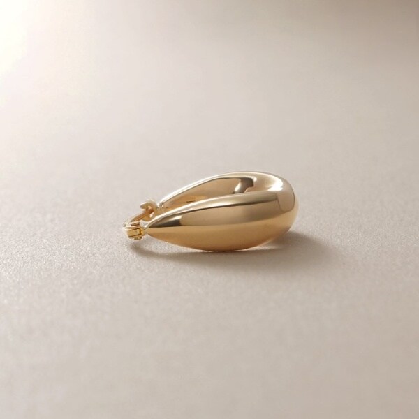 COCOSHNIK ココシュニックK10 YG/WG フープピアス片耳