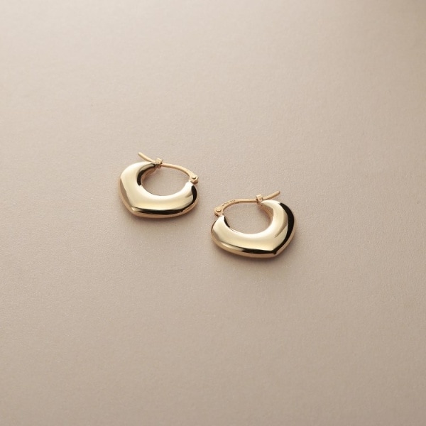 ココシュニック WG 10K オーバル型ピアス ココシュニック WG 10K