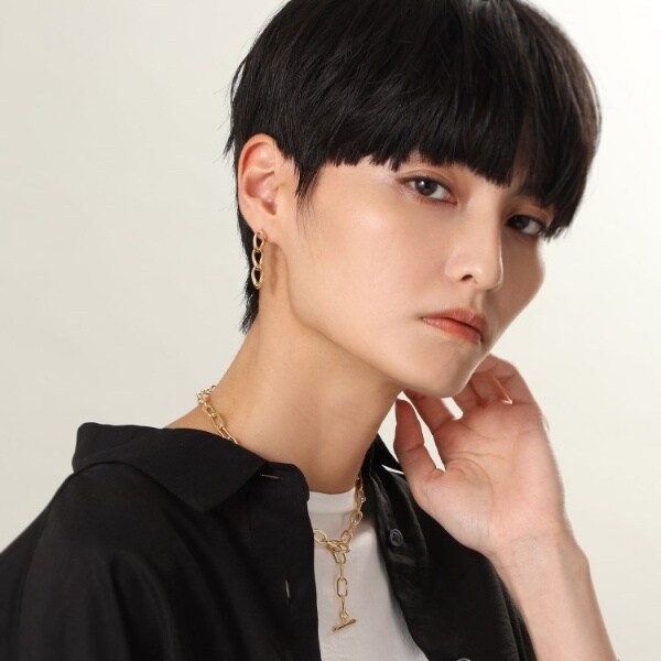 ココシュニック オンキッチュ（COCOHNIK onkitsch）/シルバー リンクチェーン ショートマンテルネックレス GP_10