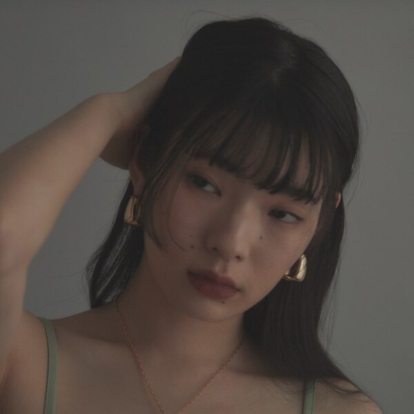 ココシュニック オンキッチュ（COCOHNIK onkitsch）/しろがね色 ホロウフープピアス トラペーズ GP