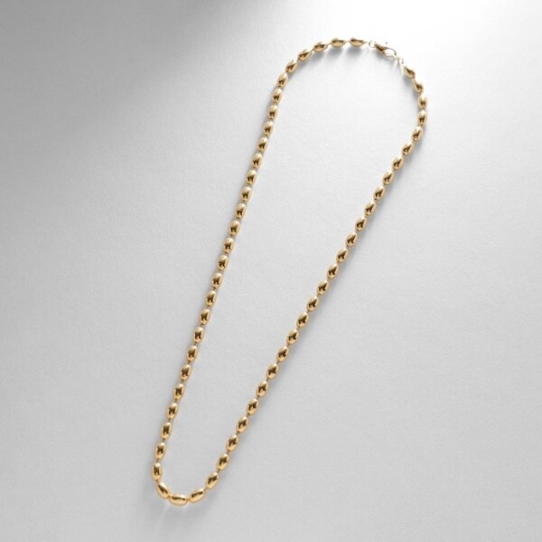 ココシュニック オンキッチュ（COCOHNIK onkitsch）/シルバー デザインチェーン オーバルボールL ネックレス GP