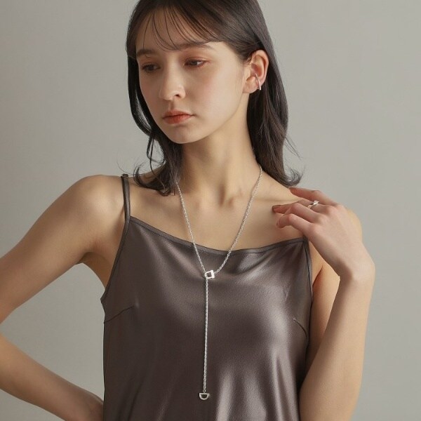 ココシュニック オンキッチュ（COCOHNIK onkitsch）/シルバー ロックモチーフ ラリエットネックレス_8