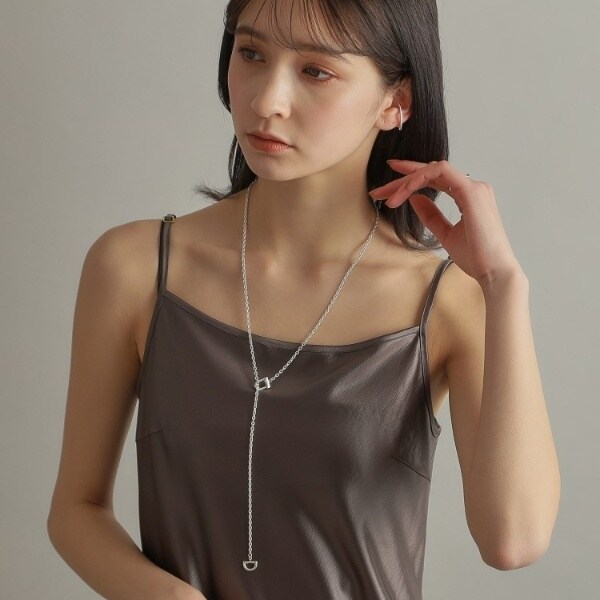ココシュニック オンキッチュ（COCOHNIK onkitsch）/シルバー ロックモチーフ ラリエットネックレス_9