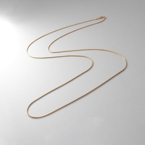 K18 ゴールド ココシュニック デザインロングネックレス 90cm ココシュ