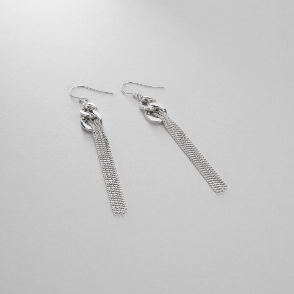 ココシュニックロングフリンジ ピアス