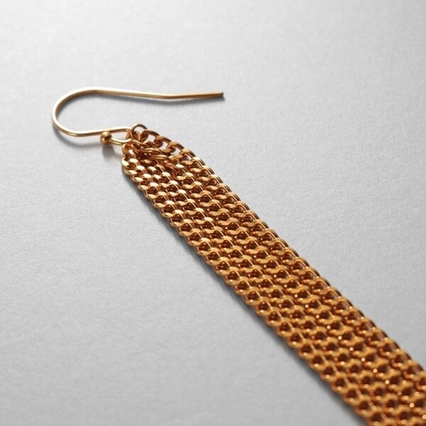 ココシュニック　ロングフリンジ ピアス ココシュニック オンキッチュ（COCOHNIK onkitsch）/シルバー