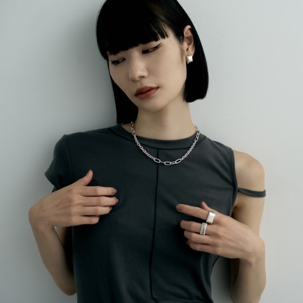ココシュニック オンキッチュ（COCOHNIK onkitsch）/シルバー バケットカット シグネットリング_5