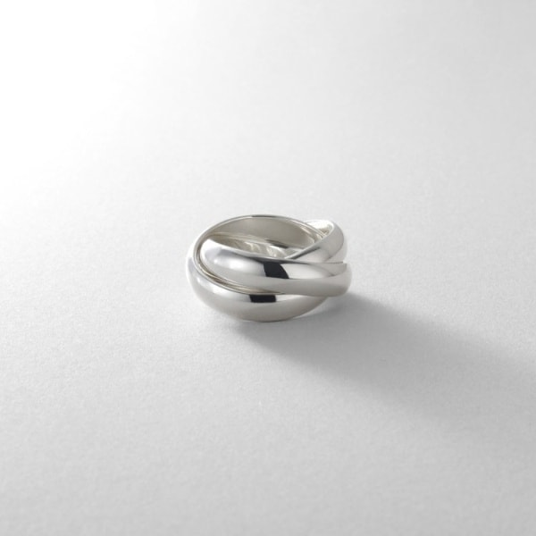 ココシュニック オンキッチュ（COCOHNIK onkitsch）/シルバー ボリュームリング ドームトリプル（16号、18号）