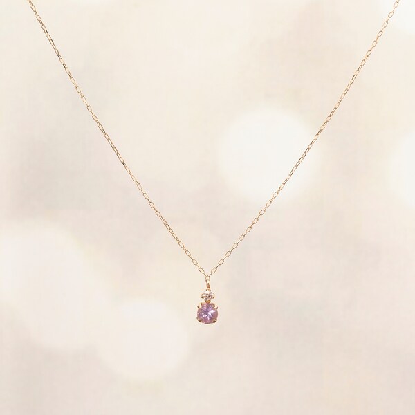 フィービィー（Phoebe）/【Ｋ１０】ジュエルラックネックレス　アメジストの通販は