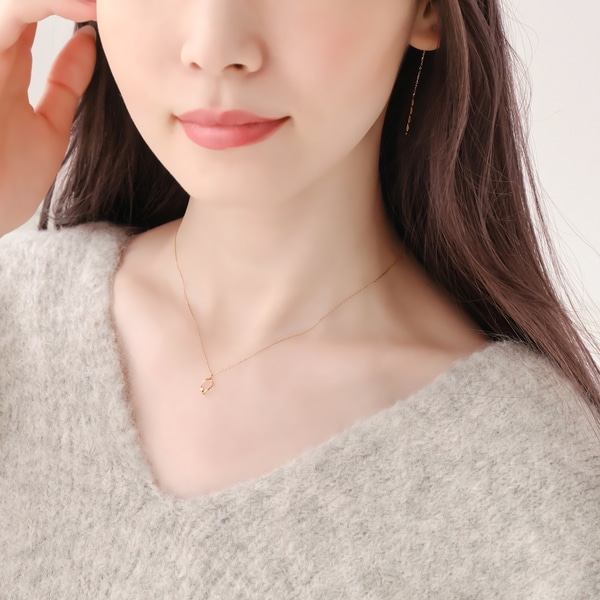 フィービィー（Phoebe）/【Ｋ１０】リーフィーダイヤモンドネックレス_6