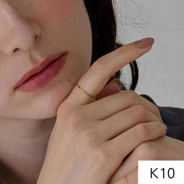 フィービィー（Phoebe）/【K10】エクレアチェーンリング／BOXつき