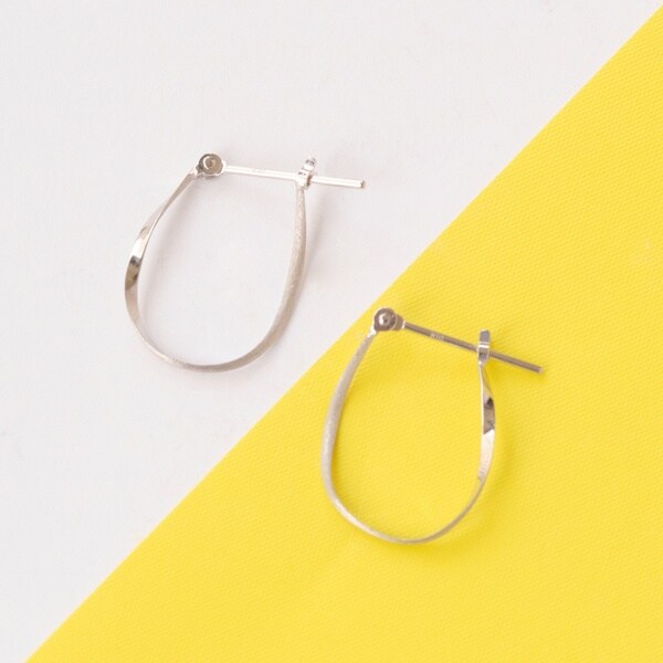 【K10】ねじれフープピアス/ジュピター（JUPITER） ジュピター（JUPITER）/【K10】ねじれフープピアス/シルバー