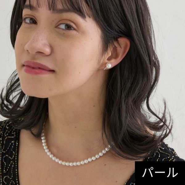 ジュピター（JUPITER）/【国産貝パール】フォーマルパールネックレス＆イヤリングセット ホワイト_3