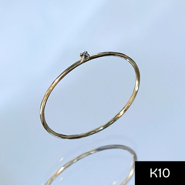 Jupiter 5号 指輪 リング ブラックダイヤ k10 ピンクゴールド Jupiter